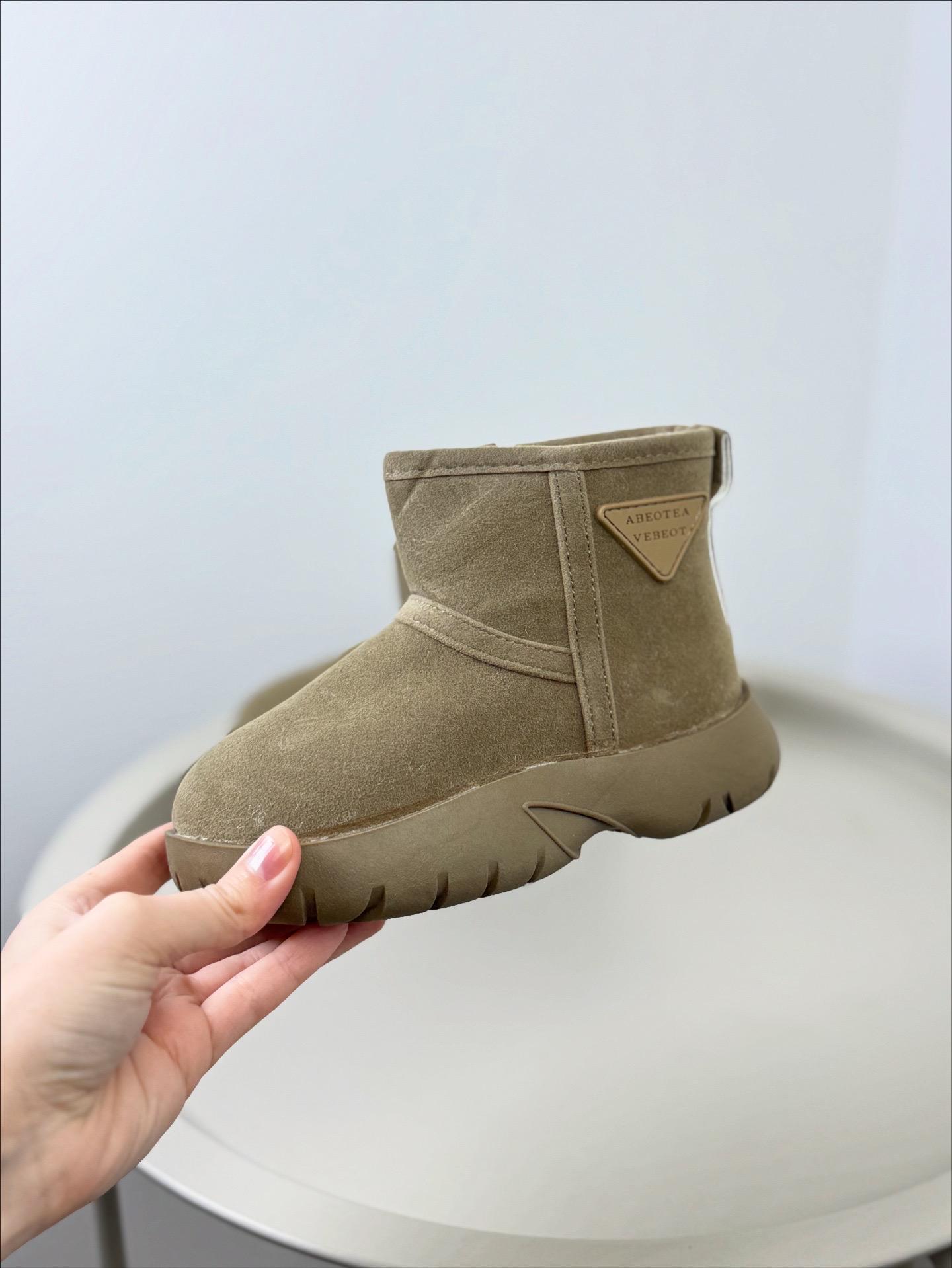 Ботинки детские зимние 1650 р. 27 Бежевый (30411207) - фото 4