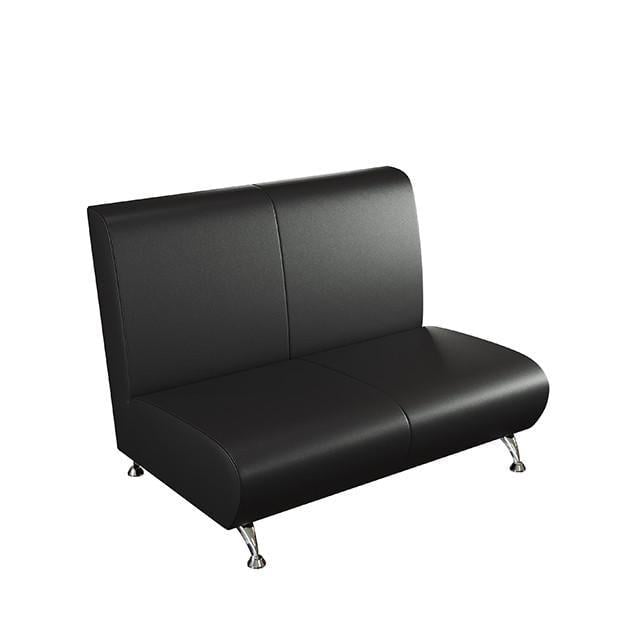 Диван офисный для зоны ожидания Олимп 120 см Черный (10974)