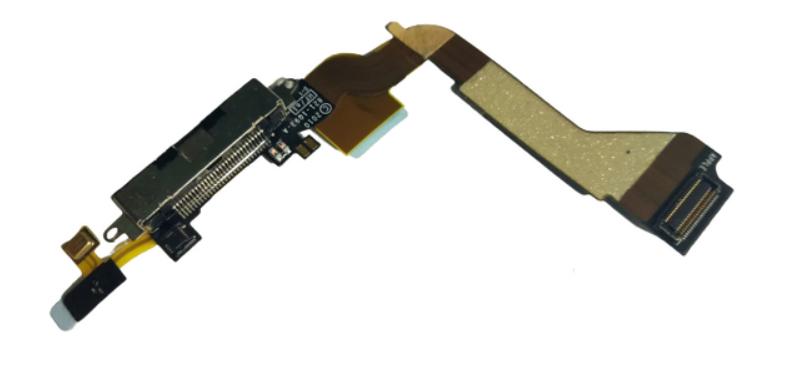 Шлейф Flat Cable основной зарядки для Iphone 4G Черный (000018973)
