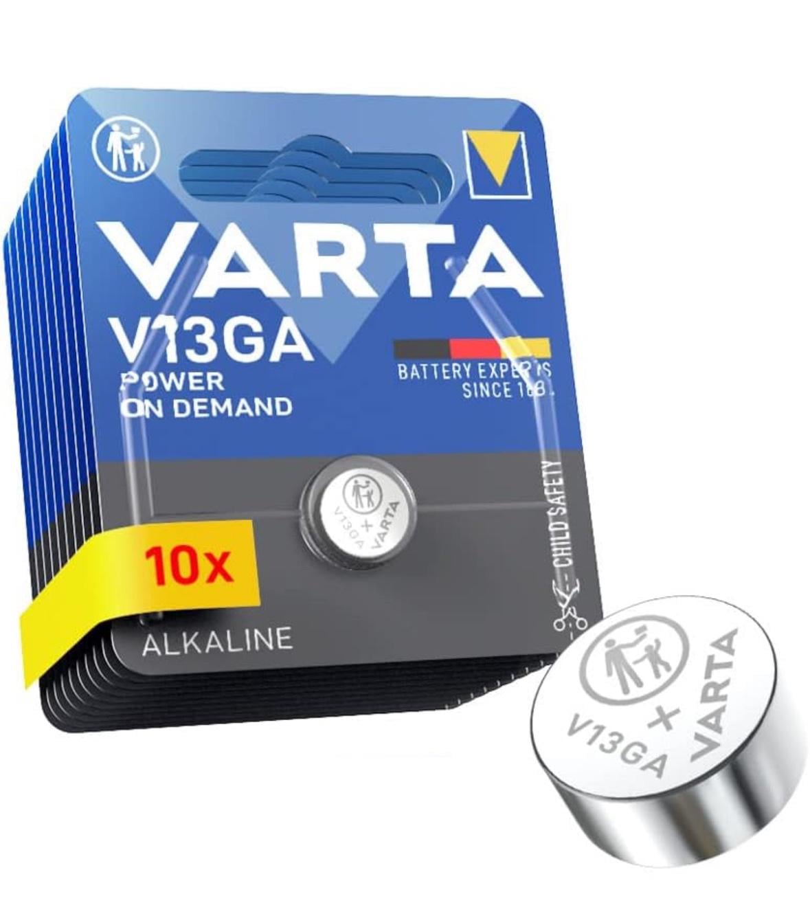 Батарейка Varta V13GA/LR44 Alkaline 1.5 В 10 шт.