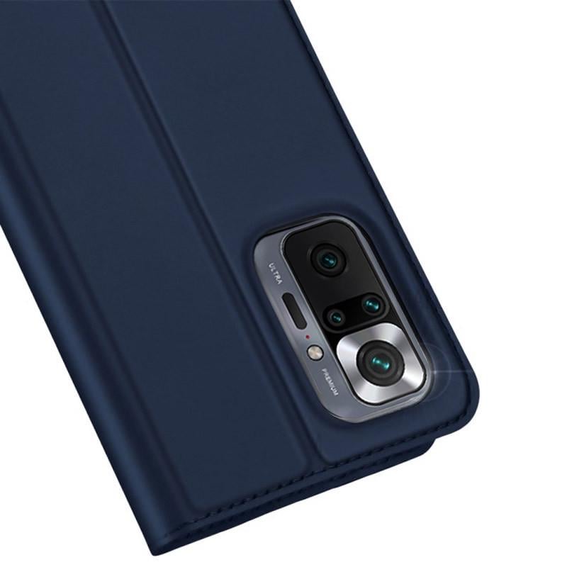 Чехол-книжка Dux Ducis с карманом для визиток для Xiaomi Redmi Note 10 Pro Синий (167199) - фото 3 Чехол-книжка Dux Ducis с карманом для визиток для Xiaomi Redmi Note 10 Pro Синий (167199) - фото 3