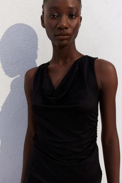 Топ женский H&M S Черный (1228471П)