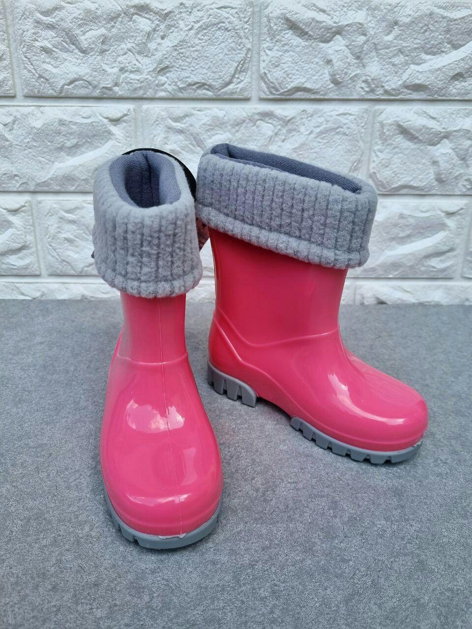 Чоботи для дівчинки Demar 714 р. 20/21 13,5 см Рожевий (714-3)