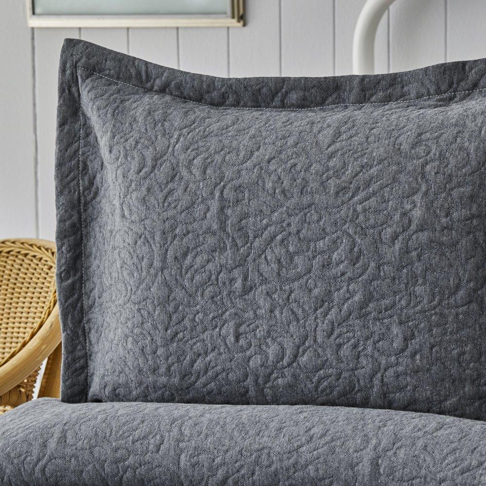 Покривало з наволочками Karaca Home Tresna antrasite 250х240 Антрацит (svt-2000022291101) - фото 2 Покривало з наволочками Karaca Home Tresna antrasite 250х240 Антрацит (svt-2000022291101) - фото 2