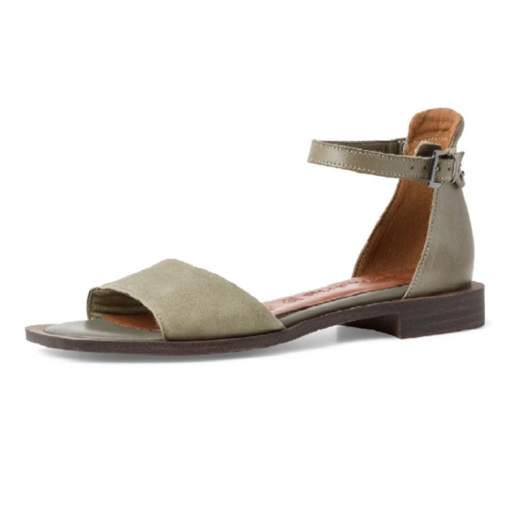 Босоножки Tamaris кожаные р. 39 Оливковый Босоножки Tamaris кожаные р. 39 Оливковый