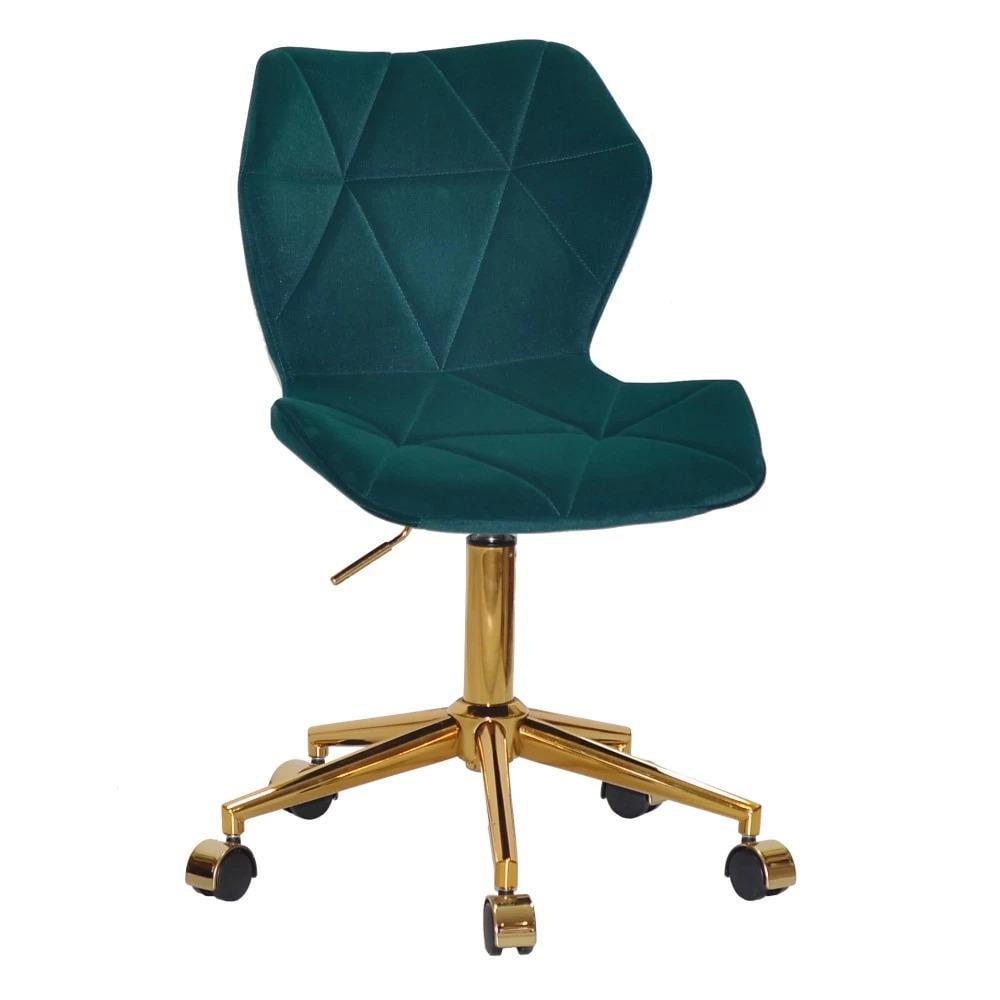 Стул TECHNO OFFICE MODERN GOLD бархат Зеленый (900487)