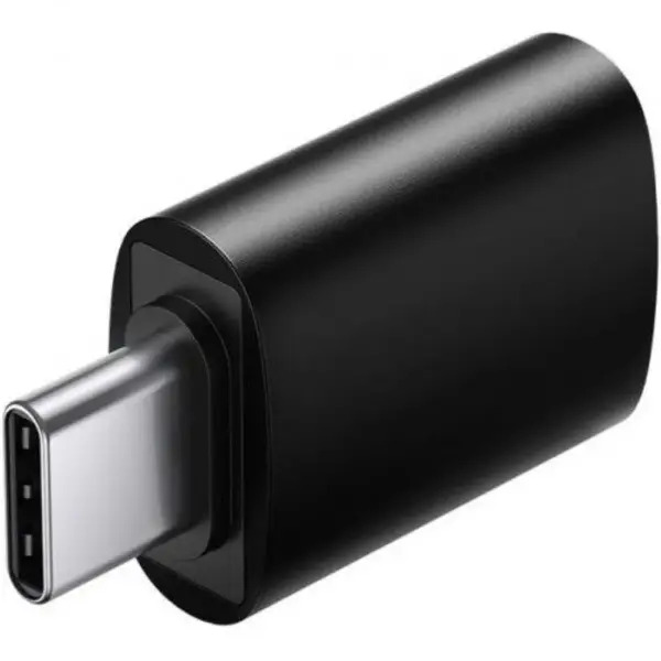 Адаптер-переходник BASEUS Ingenuity Mini OTG USB 3.1 to Type C Black (ZJJQ000001) - фото 6