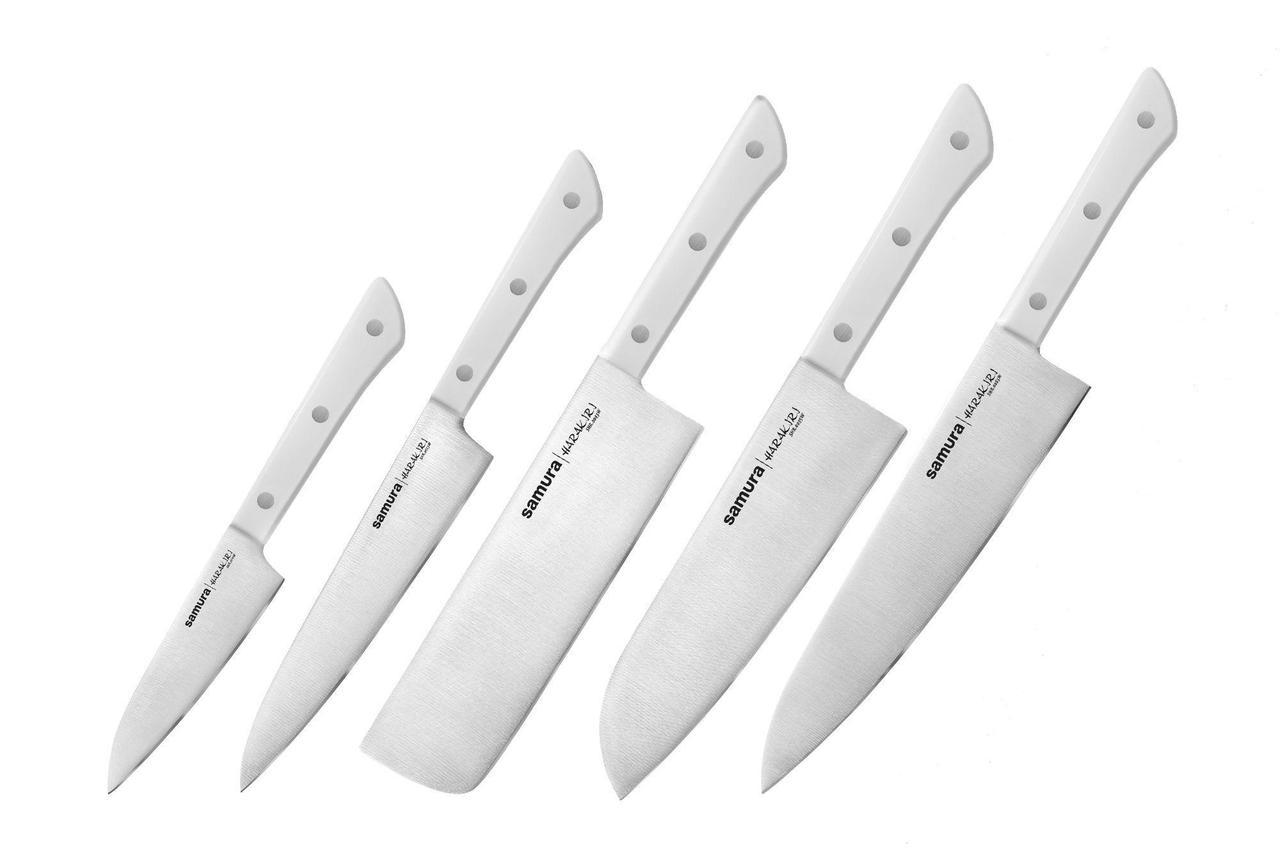 Набор кухонных ножей Samura Harakiri 5 пр. (SHR-0250W)