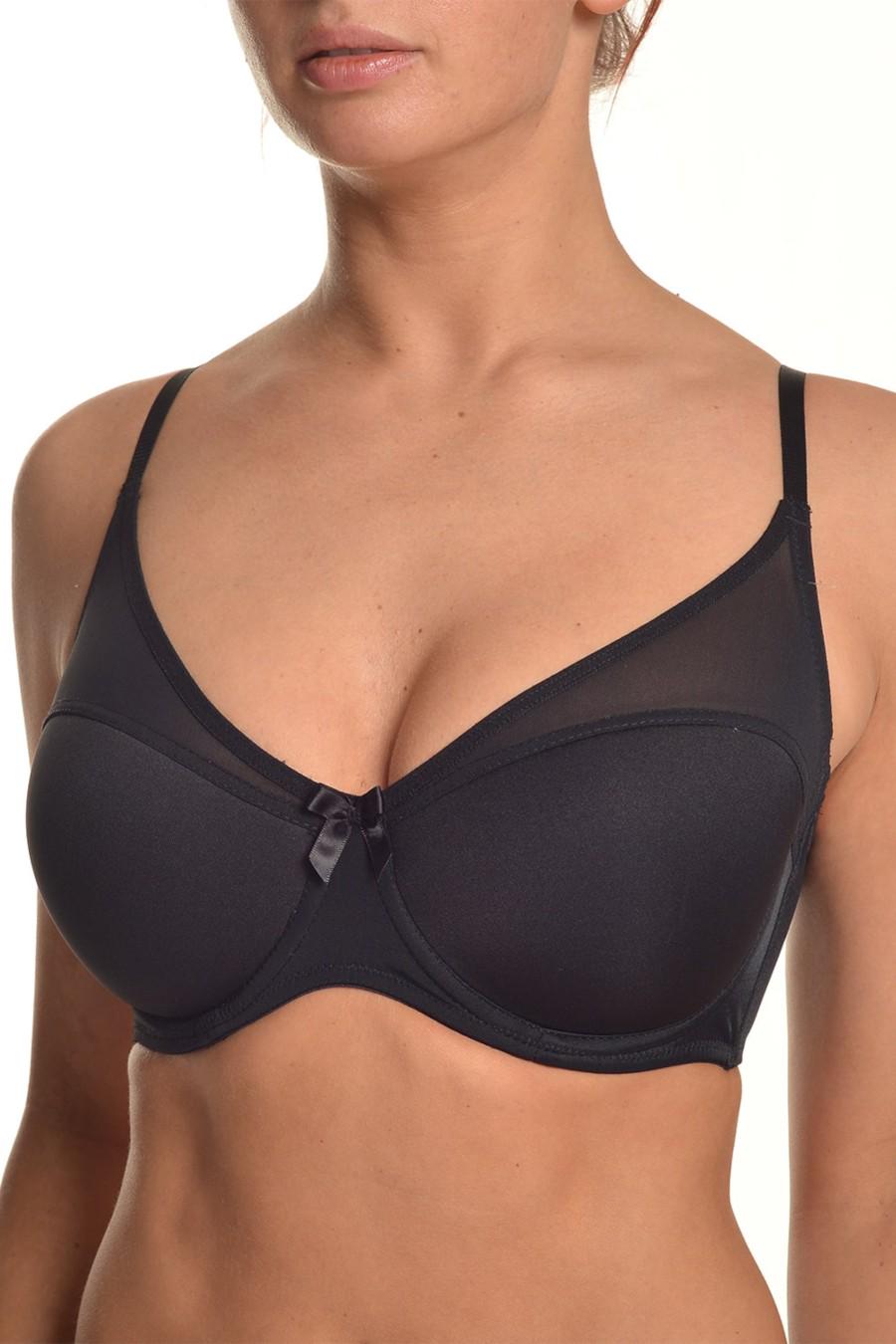 Бюстгальтер с уплотненной чашкой ZeBra 70E Черный (67002)