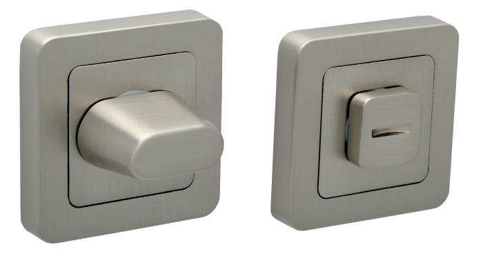 Ручки Safita Delicate SQ MSN WC-фиксатор Никель сатин матовый (7091wc) - фото 3