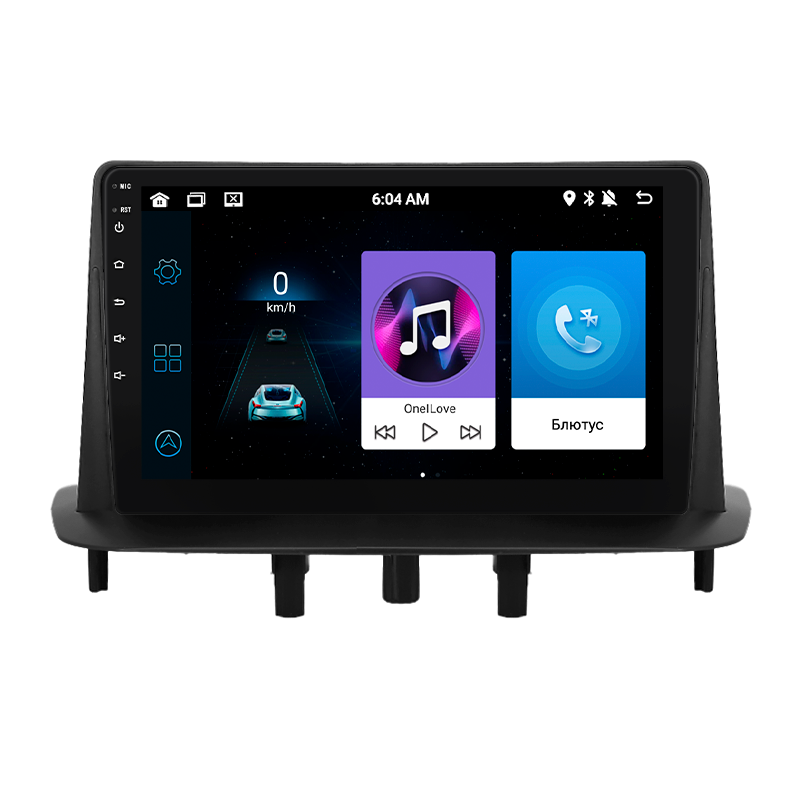 Автомагнитола штатная Lesko для Renault Megane III рестайлинг 2 2014-2016 9" 1/16Gb Wi-Fi GPS Base MOB