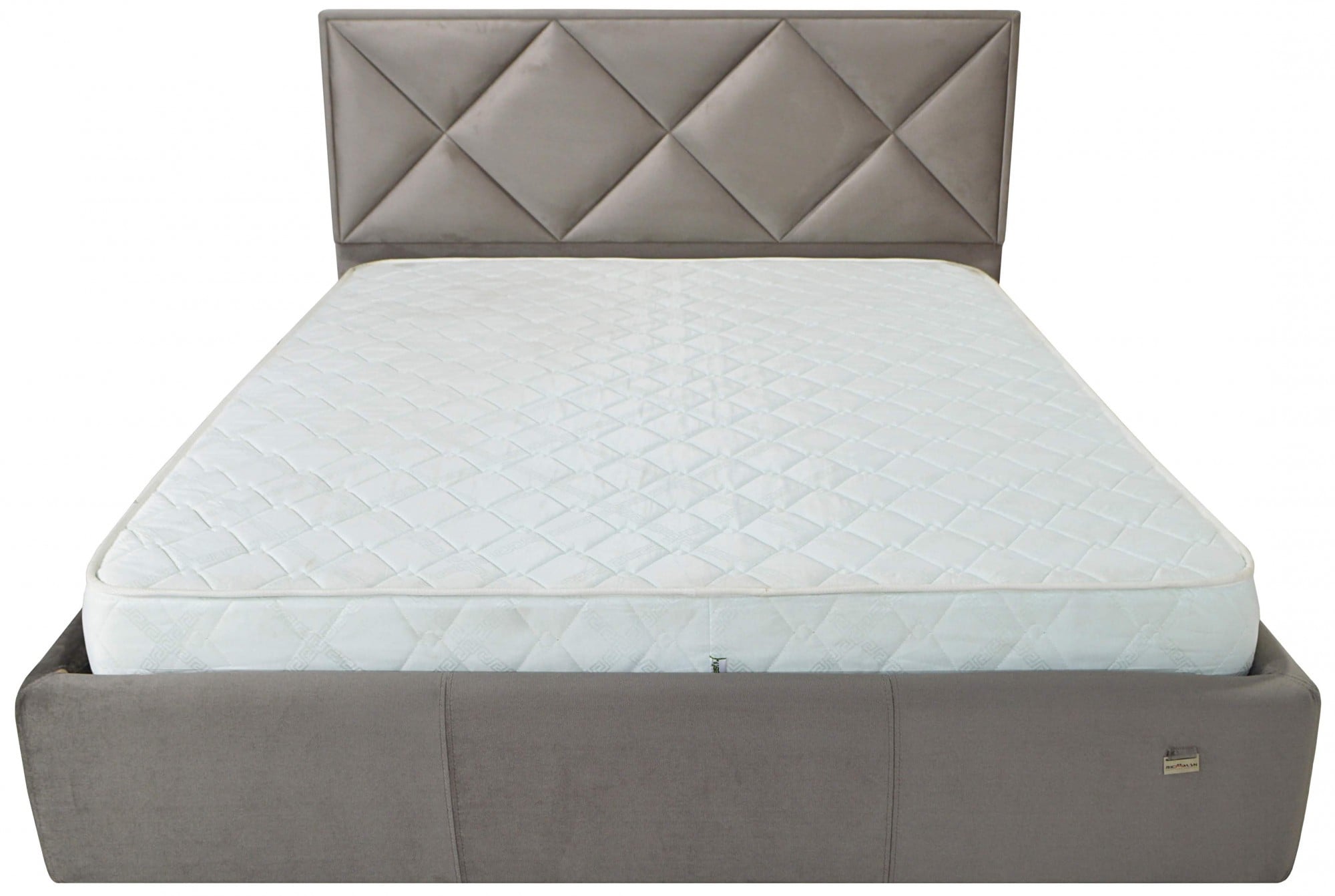 Кровать двуспальная Leeds Standart Missoni 008 160х200 см Серый
