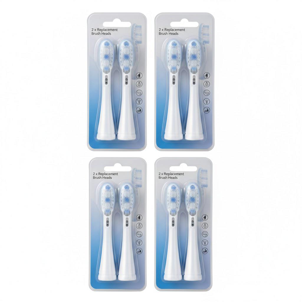 Насадки для электрической зубной щетки Panasonic WEW-0908-W830-AS2 4 блистера