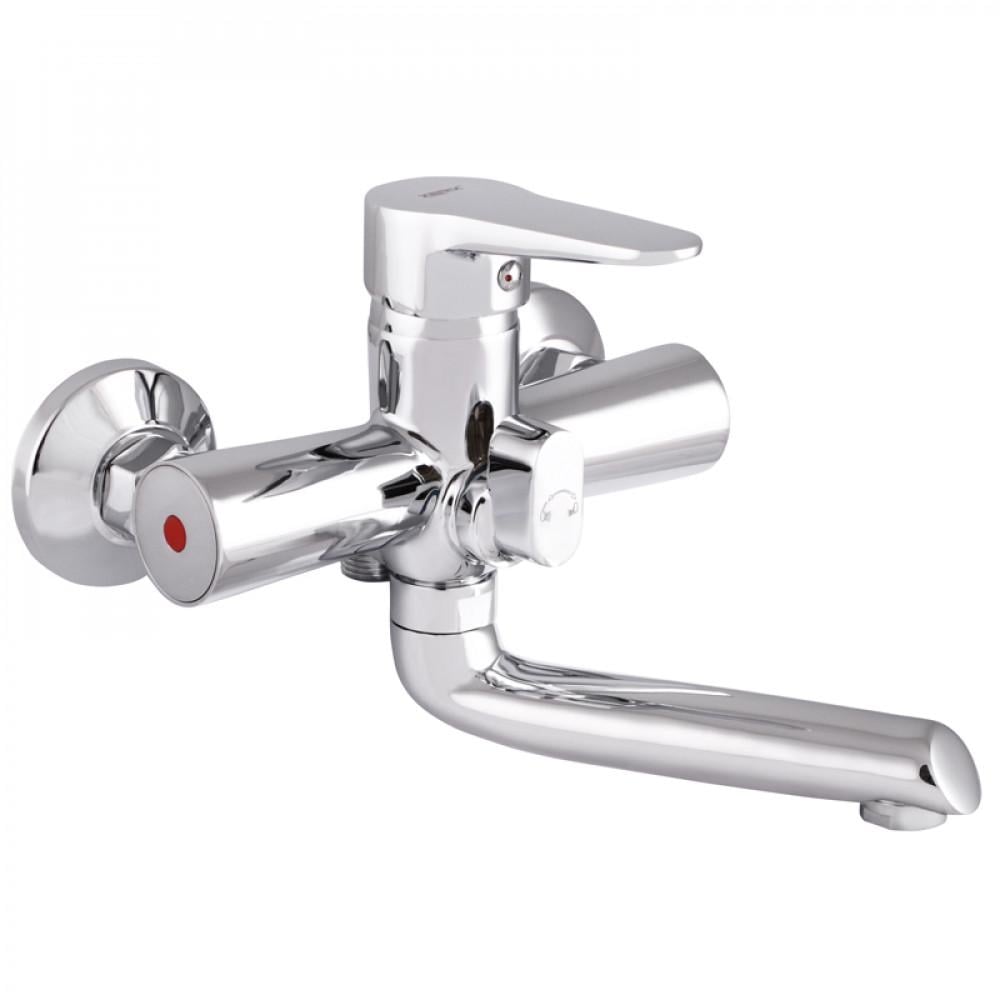Смеситель для ванны Zerix PUD3 146 ZX2789 однорычажный Хром (129515)