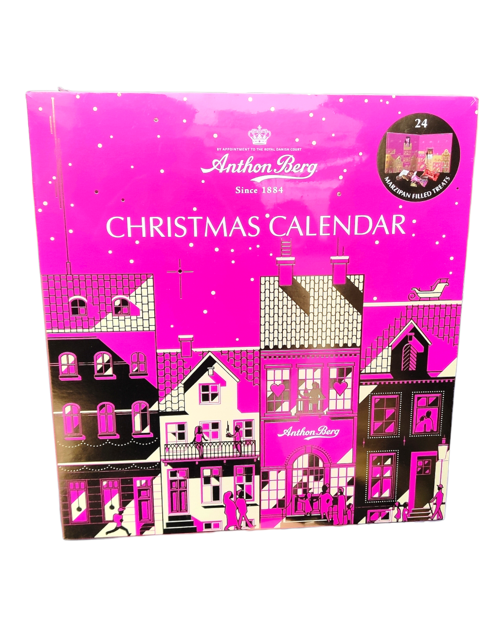 Адвент календар Anthon Berg Christmas Calendar з марципаном 325 г (01359)