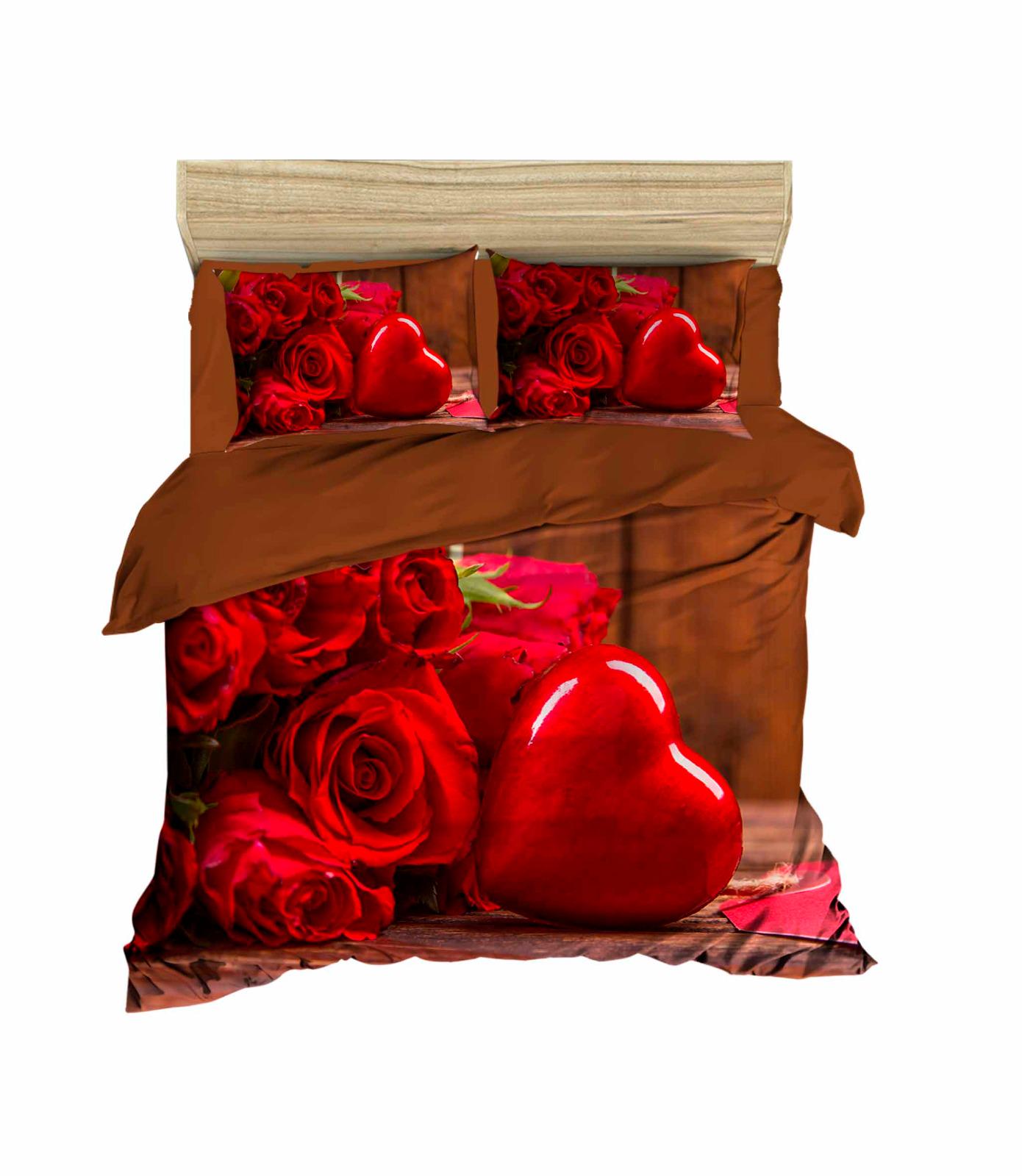 Комплект постельного белья LIGHTHOUSE ranforce+3D Amour 200х220 см (2200000600745)