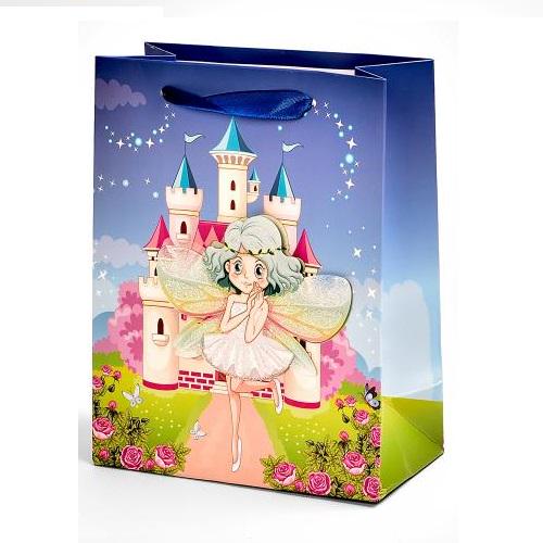 Подарочный пакет Stenson R91220-S Little fairy 3D 18х23х9 см (14069932)