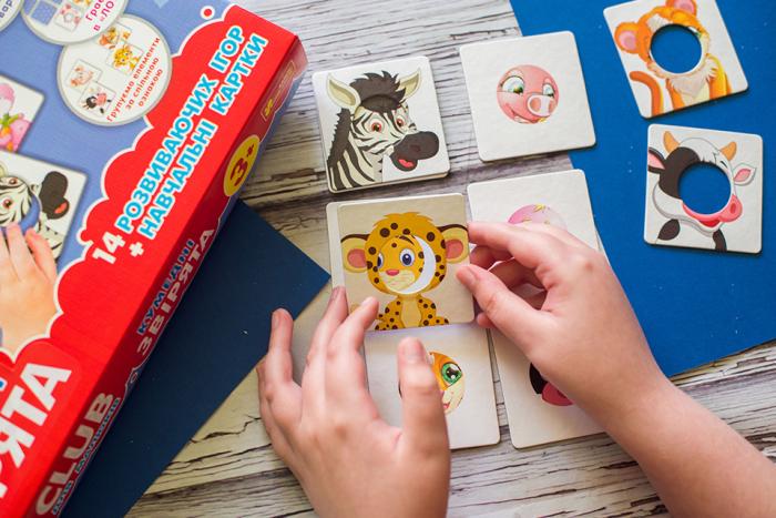 Настольная игра Ranok Creative Забавные зверьки Разноцветный (SR-113-N-150) - фото 5 Настольная игра Ranok Creative Забавные зверьки Разноцветный (SR-113-N-150) - фото 5