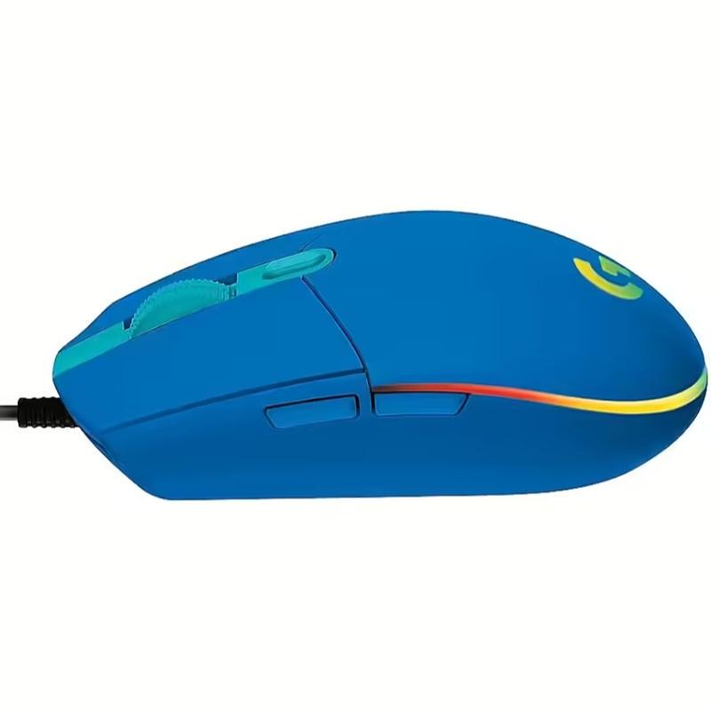 Компьютерная мышка Logitech G102 Lightsync USB Синий (36261077) - фото 3