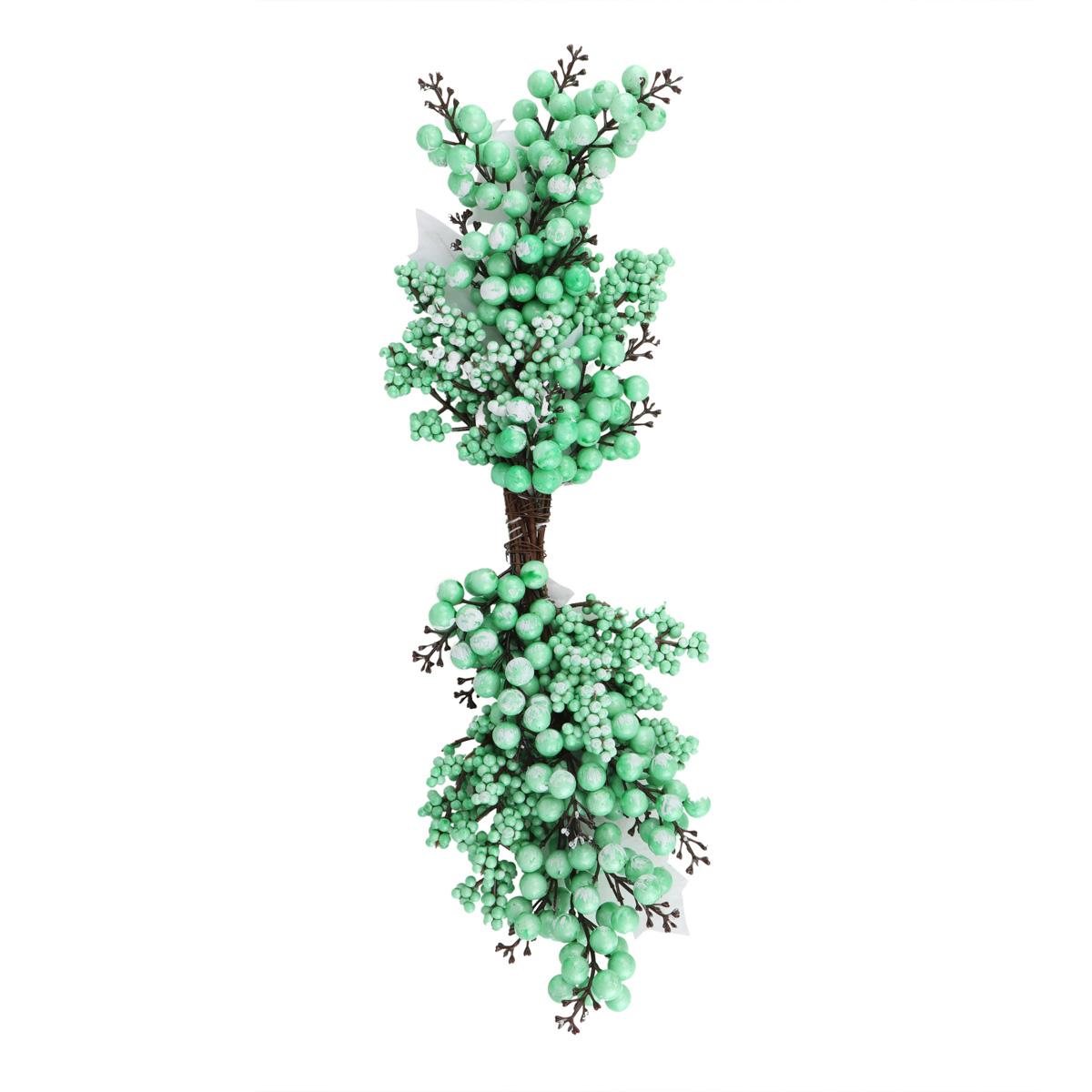 Гілочка новорічна Зимовий ярмарок Бірюзовий (2010-141)