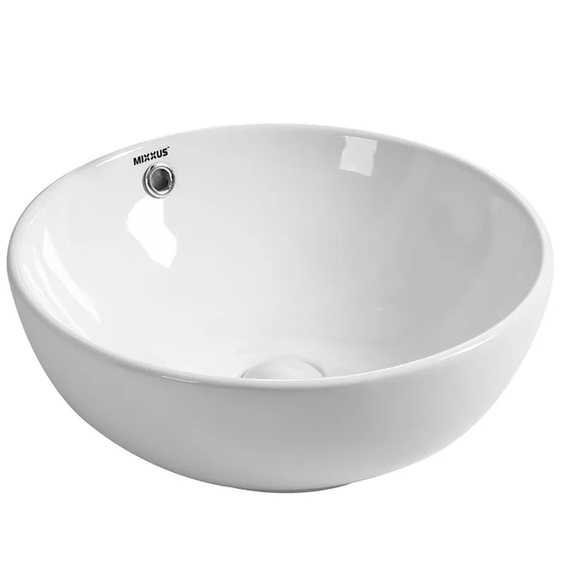 Раковина накладна MIXXUS Premium ELLIPSE-0205 430х430х175 мм з переливом (MP6530)