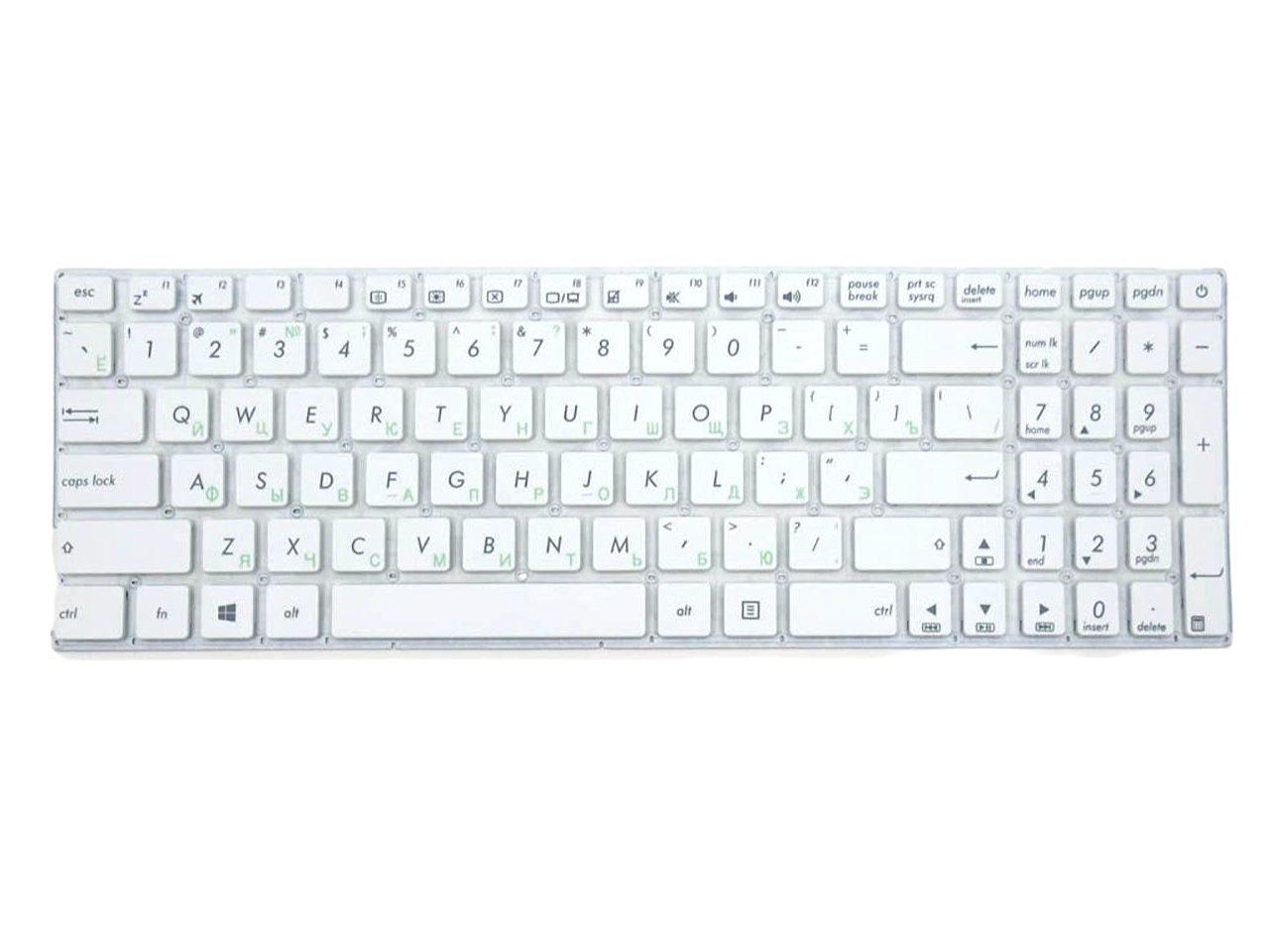 Клавиатура для ноутбука Asus K540 K540SC матовая (0KNB0-610TRU00)