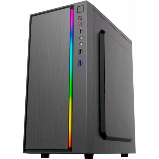 Корпус комп'ютерний CaseCom GN-1706 Midi Tower no PSU Чорний - фото 3