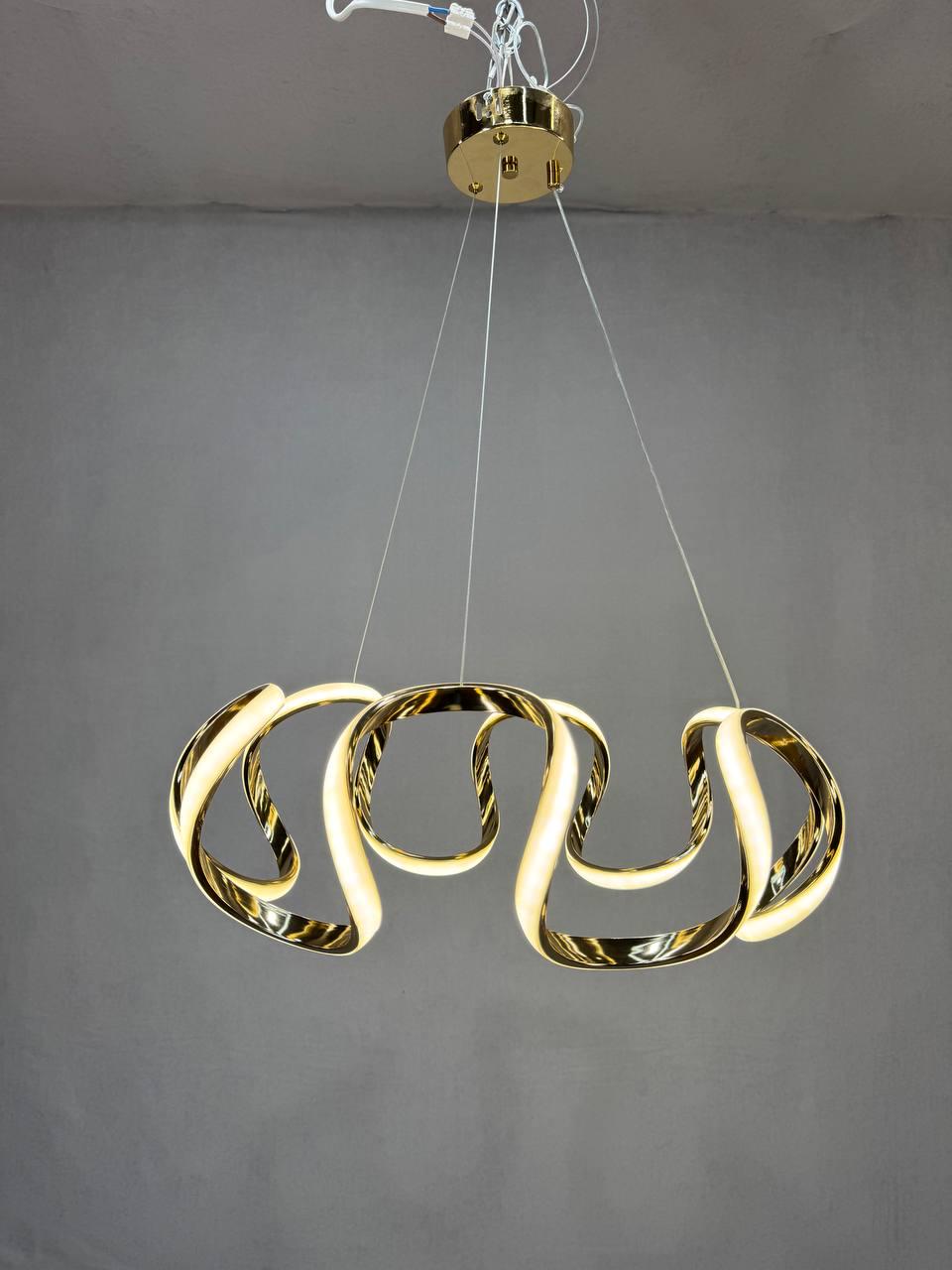 Люстра светодиодная Zilini 7002GD 80W Золотистый (30244171) - фото 2 Люстра светодиодная Zilini 7002GD 80W Золотистый (30244171) - фото 2