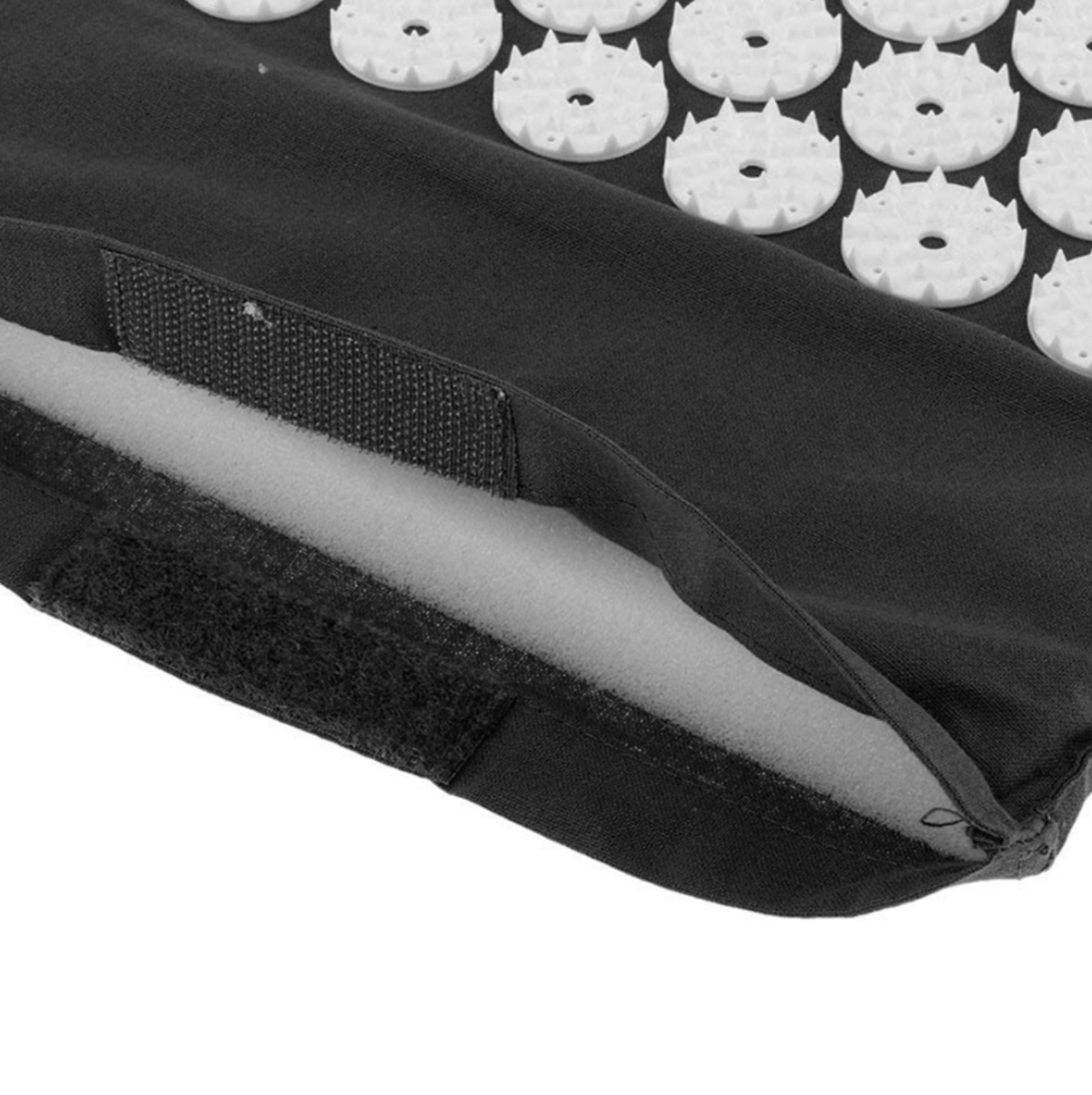 Массажный коврик с подушкой аппликатор Кузнецова для спины и шеи Черный (Е500089) - фото 5 Массажный коврик с подушкой аппликатор Кузнецова для спины и шеи Черный (Е500089) - фото 5