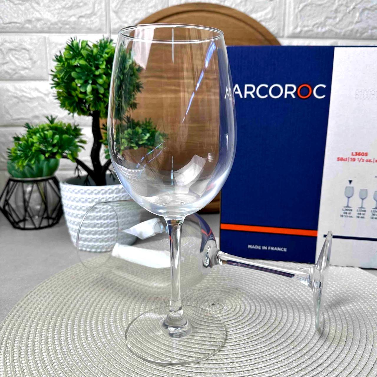 Набір скляних келихів для червоного вина Arcoroc Vina 580 мл (L3605) Набір скляних келихів для червоного вина Arcoroc Vina 580 мл (L3605)
