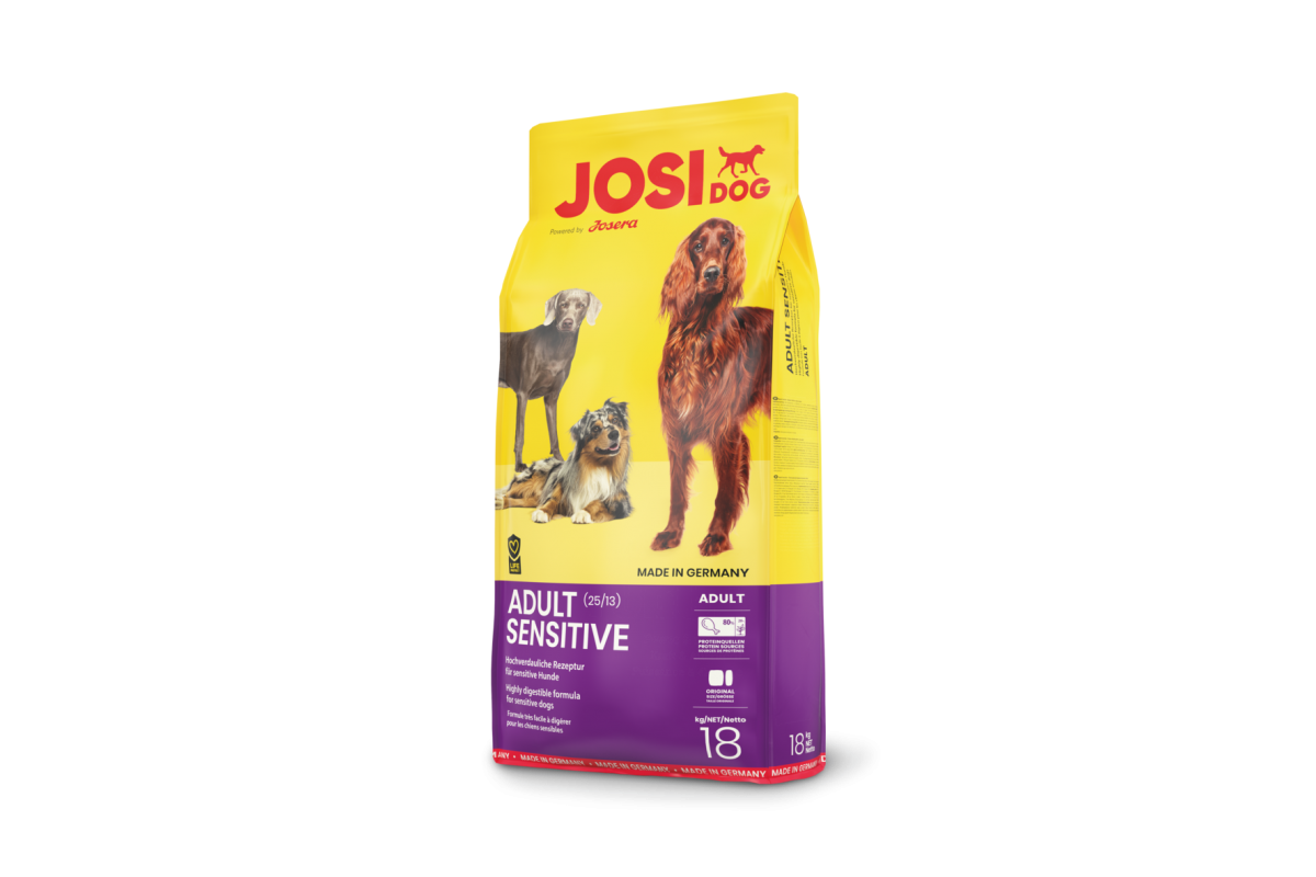 Корм JosiDog  Sensitive 25/13 для дорослих собак із проблемами травлення 18 кг