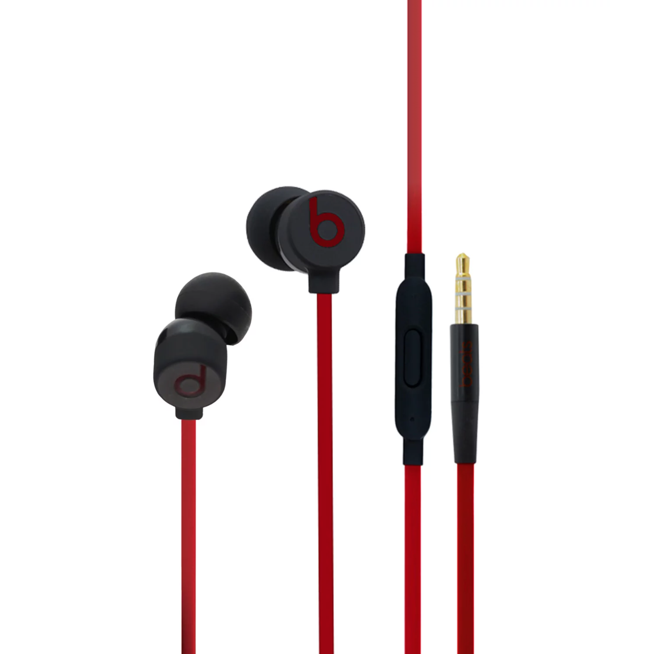 Наушники ведущие Beats by Dr. Dre urBeats3 Earphones 3,5 мм Plug Black/Red (MUFQ2)