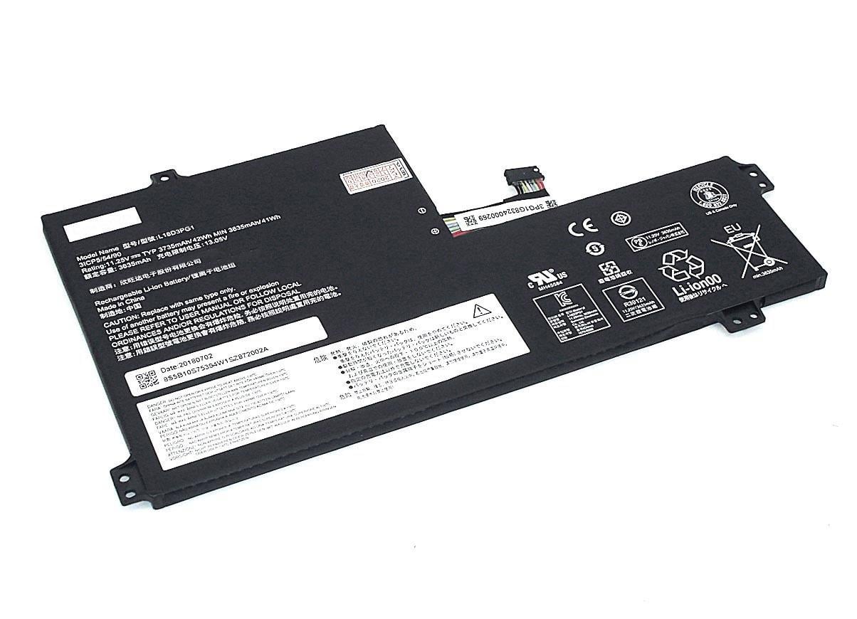 Аккумулятор для ноутбука Lenovo L18D3PG1 Chromebook 100e-81ER 11,25 V 3735 mAh (073486)