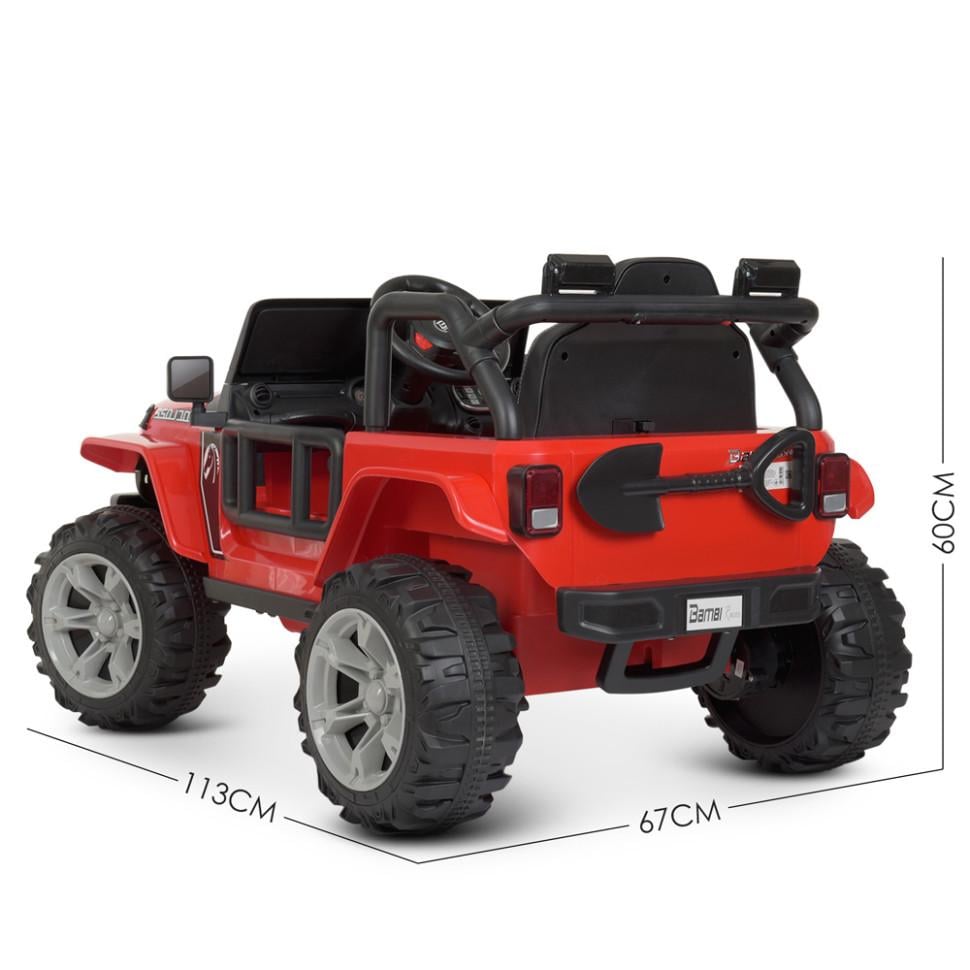 Дитячий електромобіль Джип Bambi Racer M 4282EBLR-3 до 30 кг - фото 2