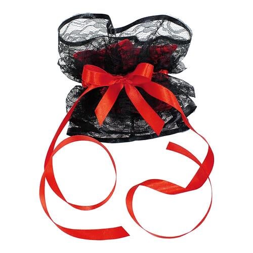 Наручники-браслет Червоний/Чорний (15-759RD)