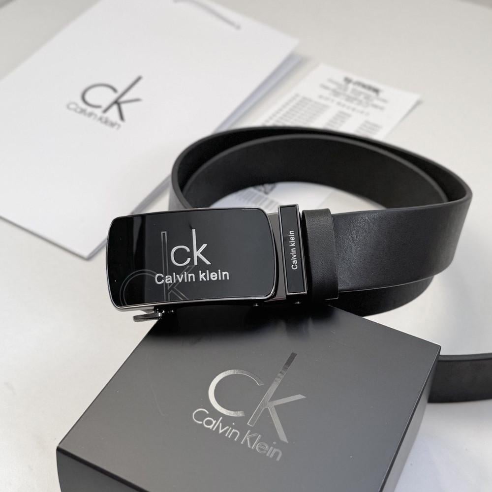 Ремень кожаный мужской с пряжкой автомат (Ск 411 PTR)