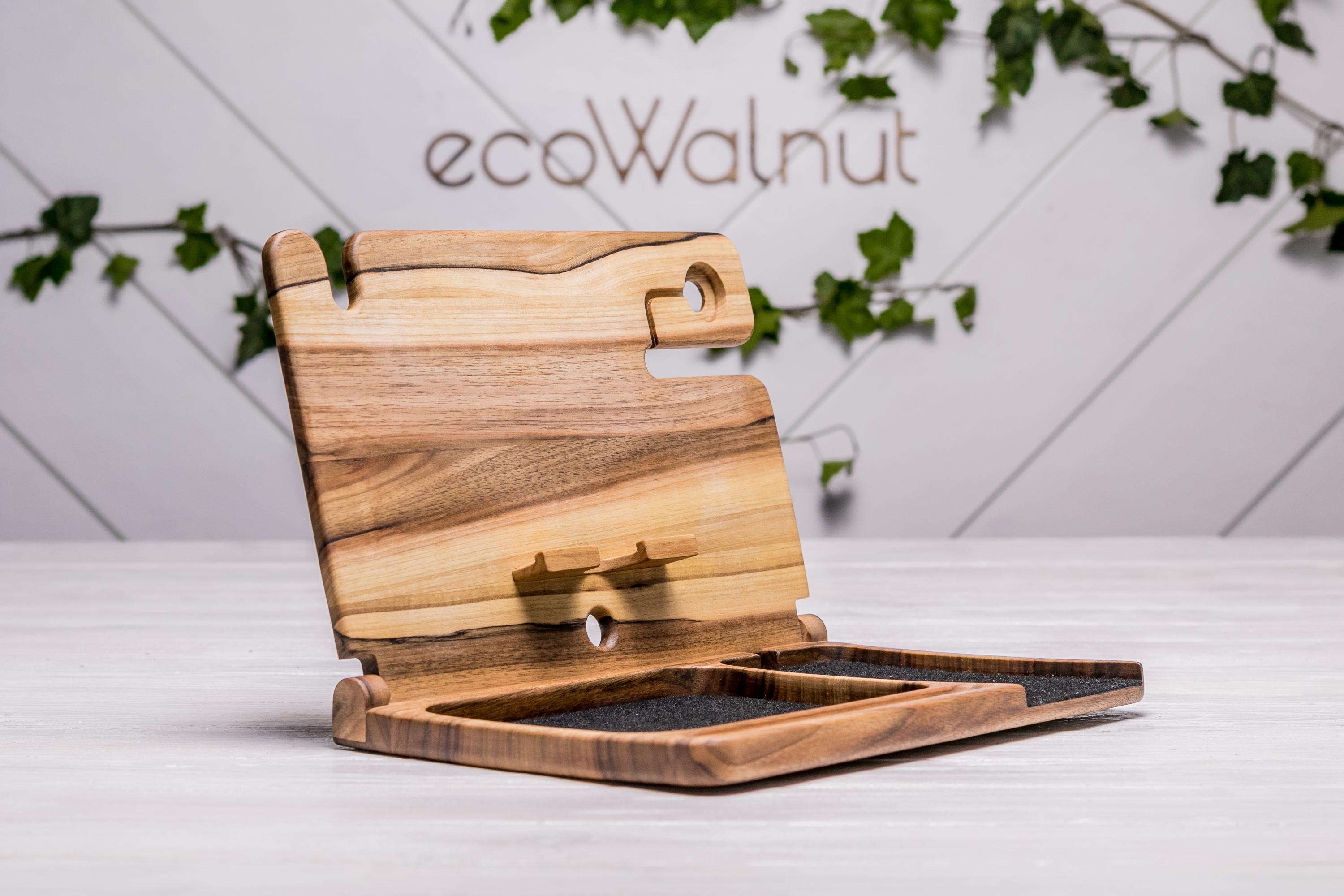 Зарядний пристрій бездротовий EcoWalnut для iPhone годинника (EW-45.2) - фото 8