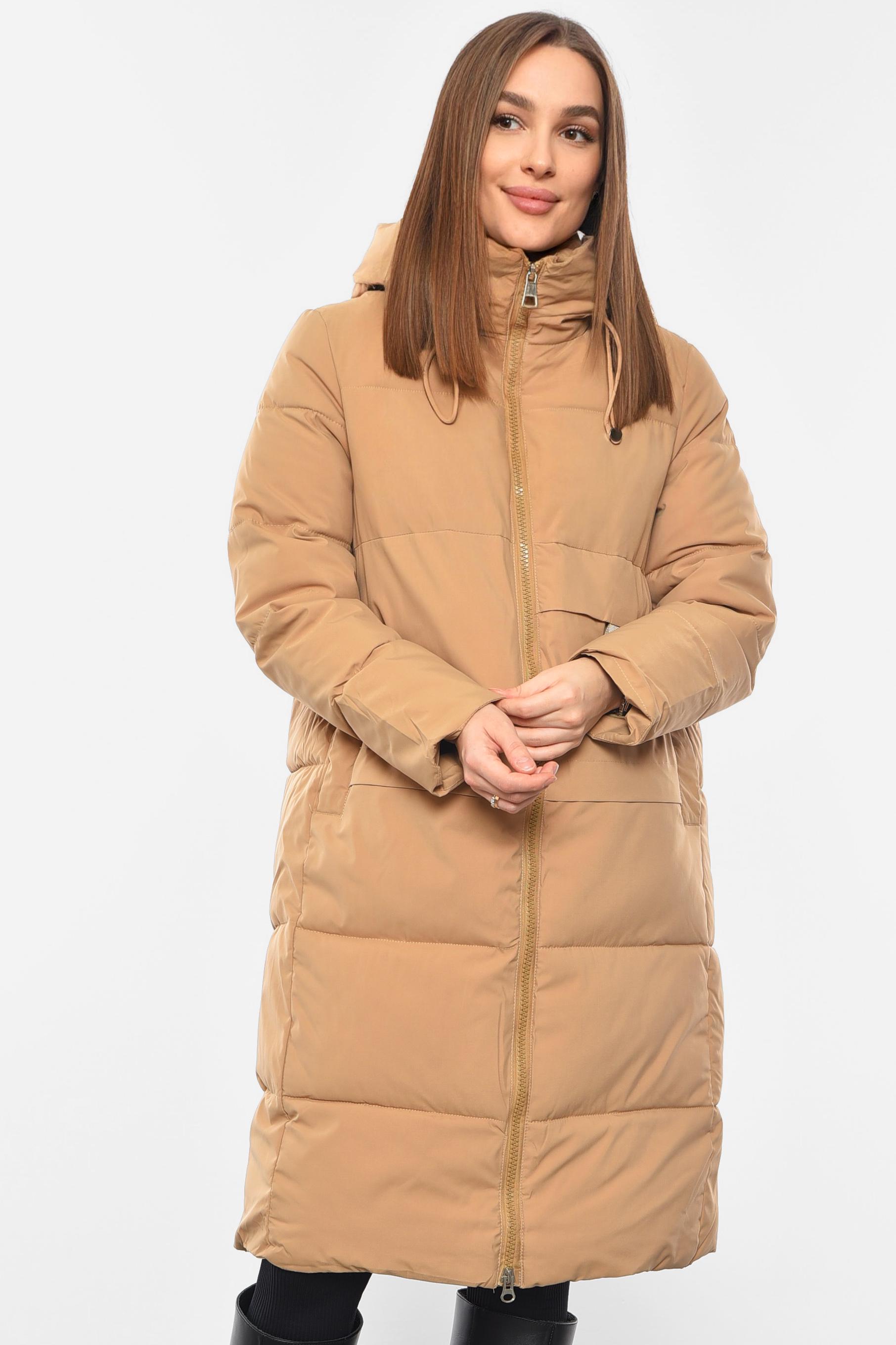 Куртка жіноча зимова 3XL Бежевий (193676)