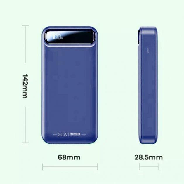 Повербанк Remax FEB-521B 20 Вт + 22,5 Вт 20000 мА/ч с быстрой зарядкой (PB-R-20000-22.5W) - фото 4