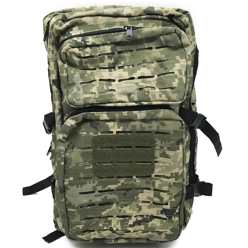 Рюкзак тактический 60 л 55х40х25 см Зеленый пиксель (MR54707)