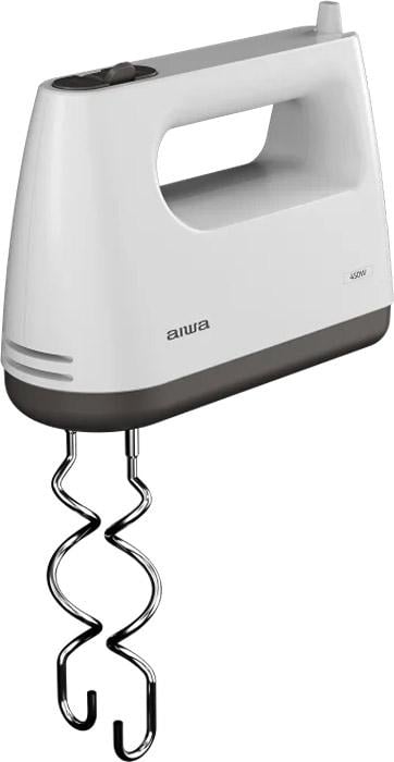 Міксер ручний AIWA TeSaberu AHX-600 450W 2 швидкості White (AHX600) - фото 2 Міксер ручний AIWA TeSaberu AHX-600 450W 2 швидкості White (AHX600) - фото 2