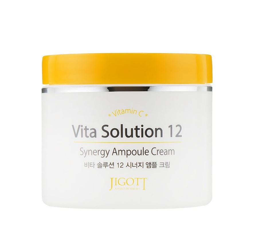 Крем для лица Jigott Vita Solution 12 Synergy Ampoule Cream 100 мл (8809541280719)