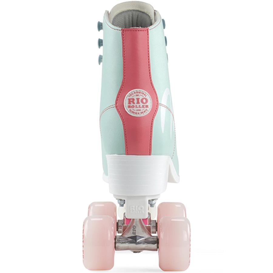 Ролики квады Rio Roller Script 35,5 Teal-coral - фото 5