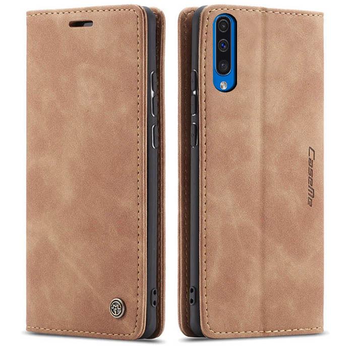 Чехол книжка с магнитом Samsung Galaxy A30s A307 CaseMe Brown (17711-30)