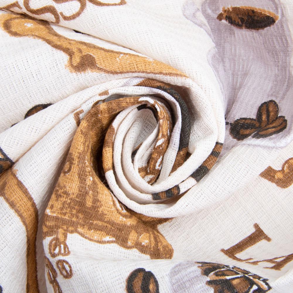 Ткань полотенцевая вафельная Кофе 145 гр/м2 50 см Беж (26041)