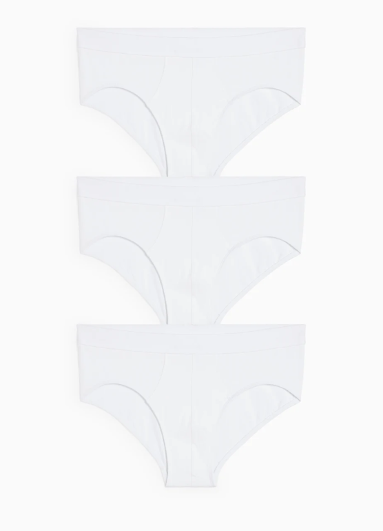 Набір трусів бріфи чоловічий C&A S 3 шт. Білий (8798767543)