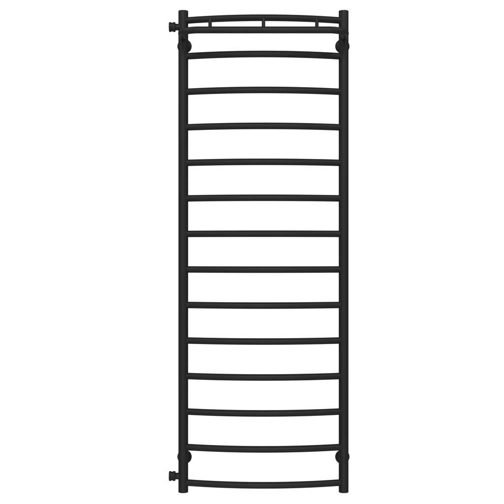 Полотенцесушитель водяной Deffi Классик N П14 боковое левое подключение нержавеющая сталь 500x1500 мм Черный (C.KN.150.50.14.BB)