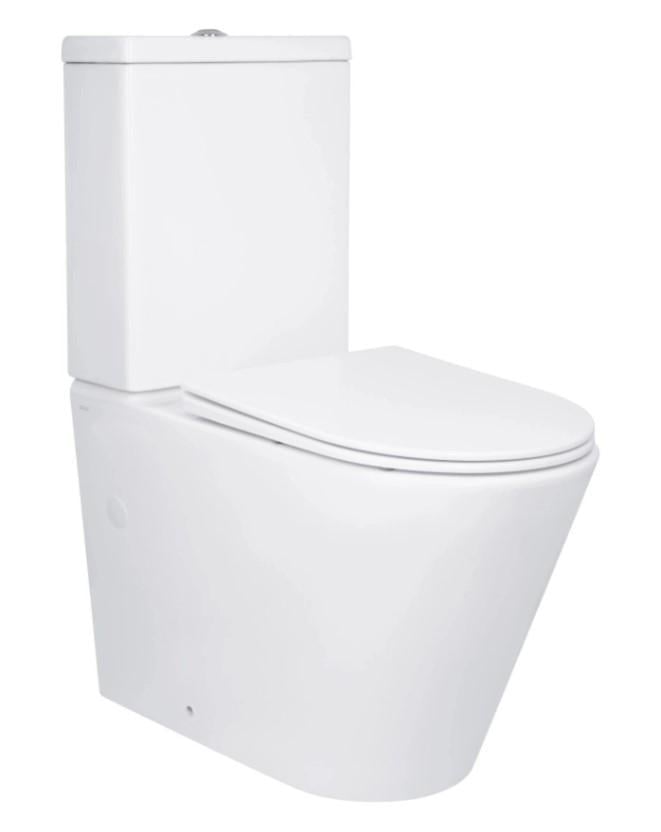 Унитаз напольный Qtap Swan Eco Ultra Quiet с сиденьями Slim Duroplast/Soft-close/Quick Release (QTSWA27W48748)