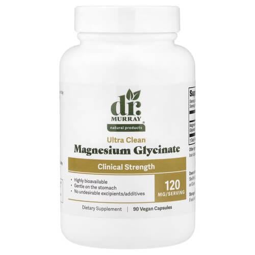 Магний Dr Murray's Magnesium Glycinate 120 мг 90 Capsules (DMY-35383)