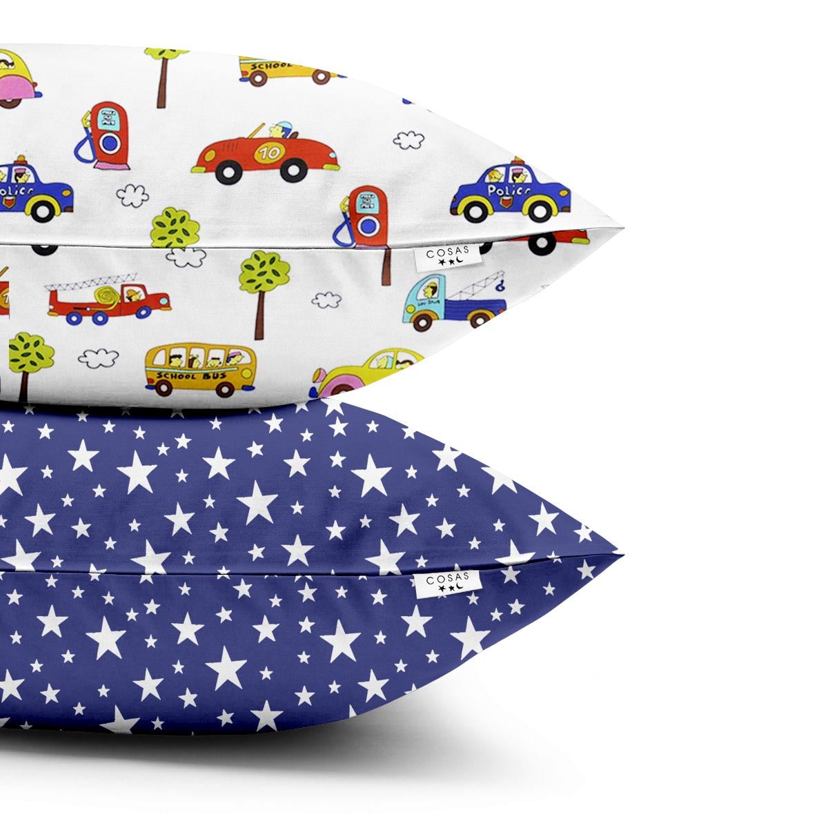 Набор наволочек Cosas 50х70 см 2 шт. Cars/Starfall blue (4822052023501)